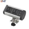 us power desk top mounted grommet socket / conference table edge mount socket with metal bracket