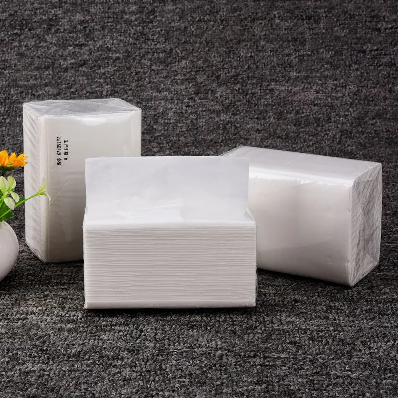 Disposable Restaurant Dining Cutlery Pulp White Napkin Tissue Serviette