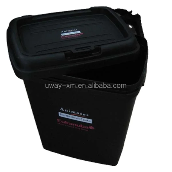 Best Price Black Color Plastic Dog Food Storage Bin For Promotion Buy