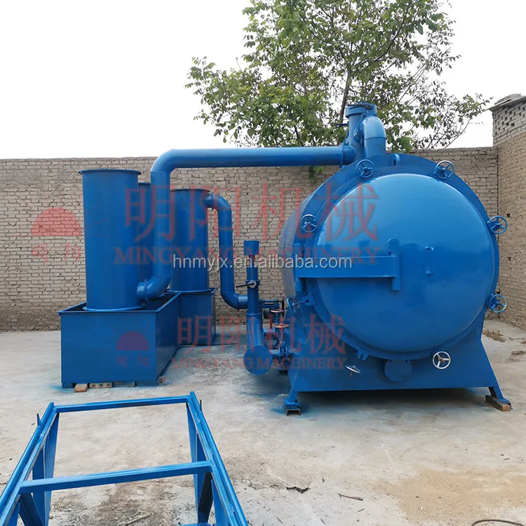 Environmental Horizontal Wood Log Airflow Carbonization Furnace For Bbq