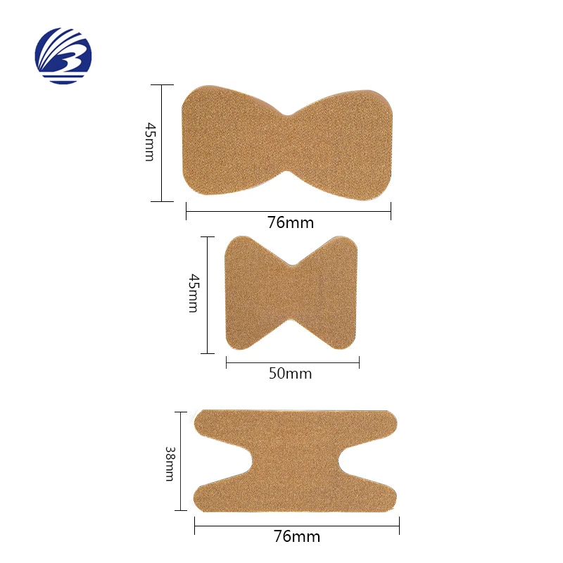 Hot product elastic fabric butterfly H shape fingertip plaster