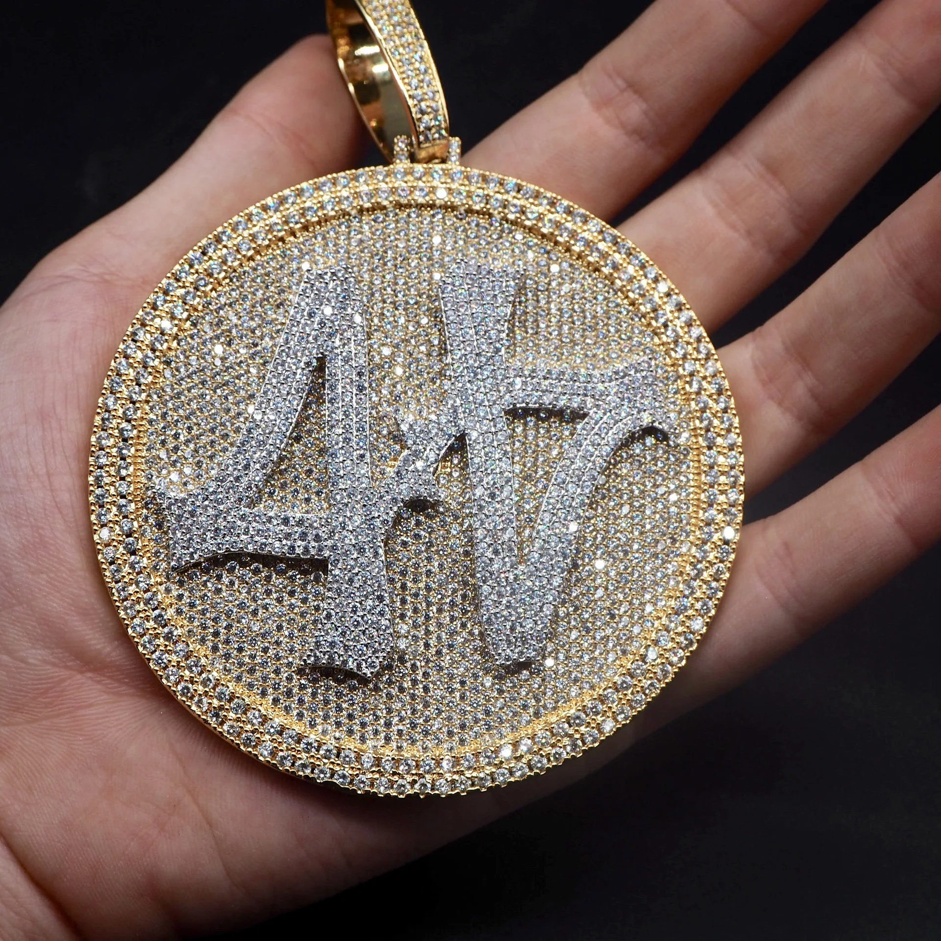 Iced Out Number Pendant Best Sale, 55% OFF | www.pegasusaerogroup.com