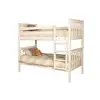 Pine Bunk Bed a White Finish Mattresses not INCLUDED Can be split down into 2 single beds