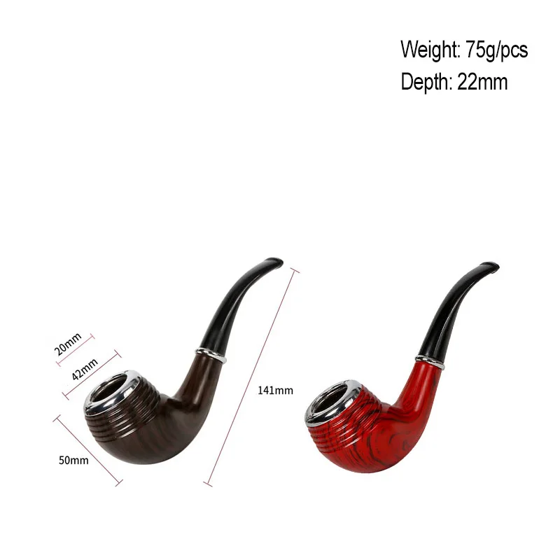 Futeng 6071 New Resin Smoking Pipe In Stock Hand Smoke Pipe Tobacco