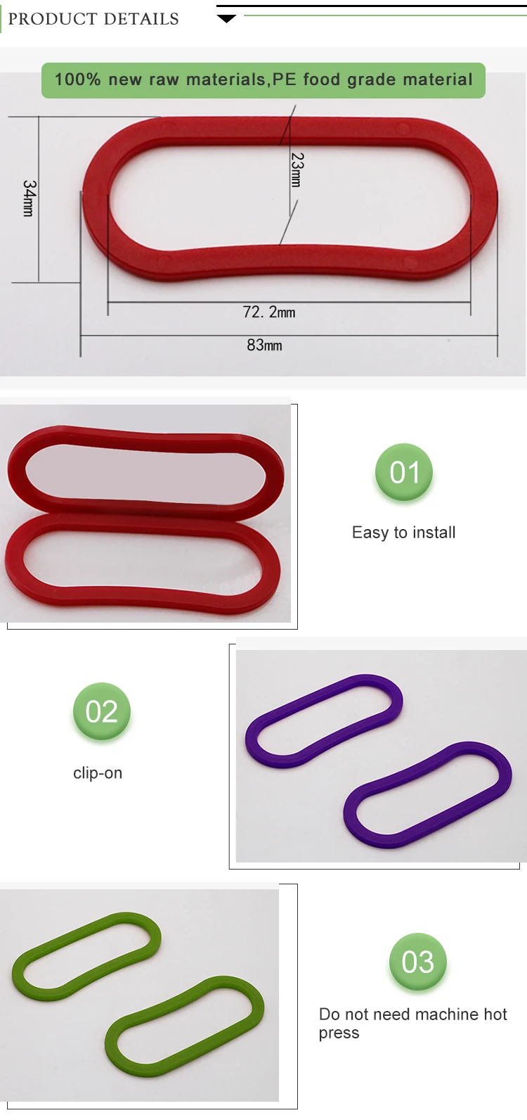 plastic handles for box