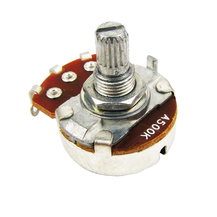 15mm 18mm Shaft Handle Audio Pots A500k B500k A250k B250k Guitar