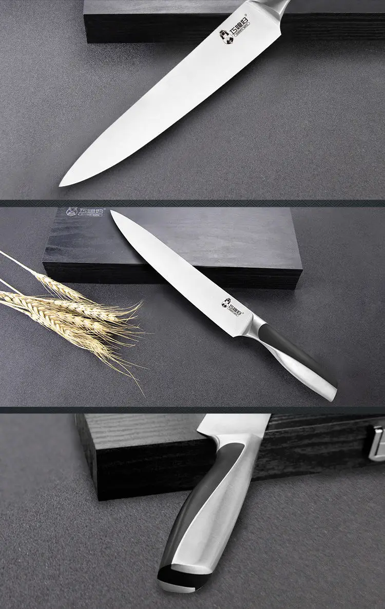 8 "德国钢刀锋利刀片雕刻肉刀切片厨刀与 abs 手柄