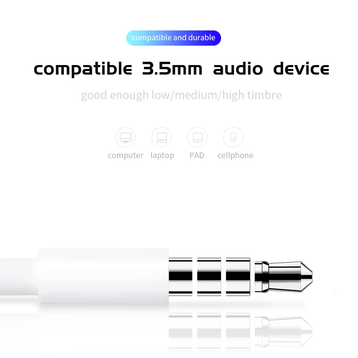 ODM foundry of 3.5mm jacket connector earphone suitable to Iphone 4/5/6/se