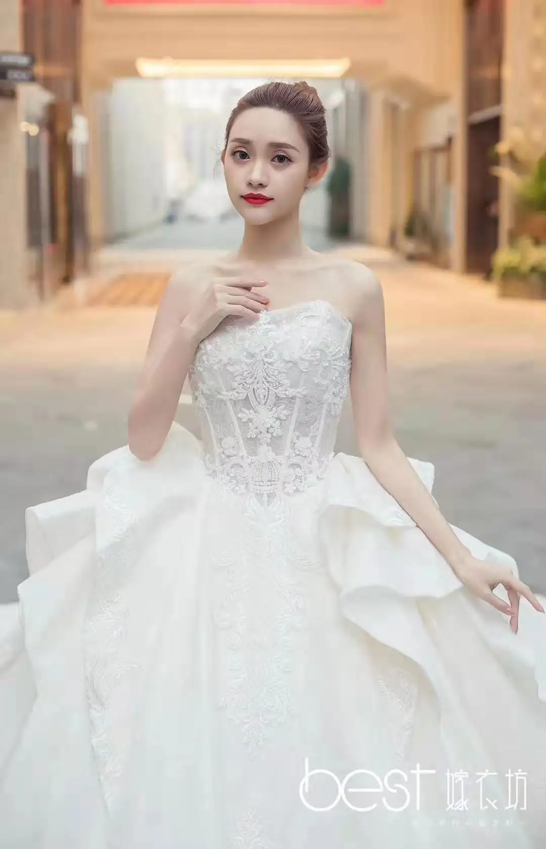 court style wedding dress