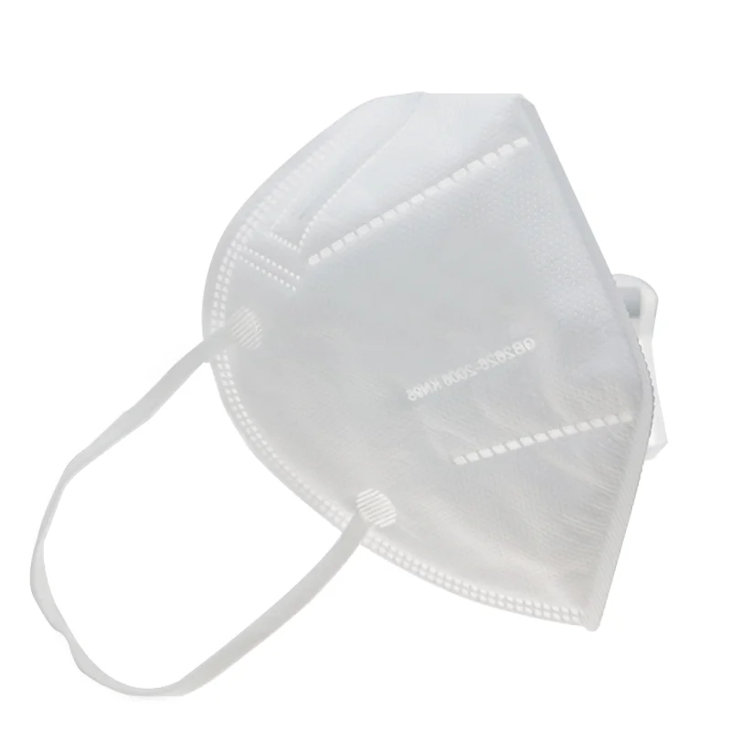 N95 Face Masks Respirator Standard Non Woven Disposable N95 Anti Dust Face Respirator Mouth Mask 3 Ply With Individual Packing