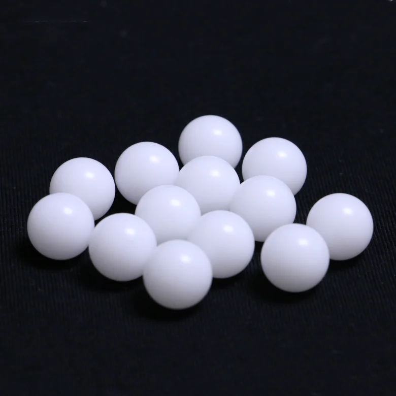 75毫米耐磨原生白色球阀阀座 ptfe 球