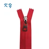 Plastic red resin tooth nylon zipper invisible zipper roll
