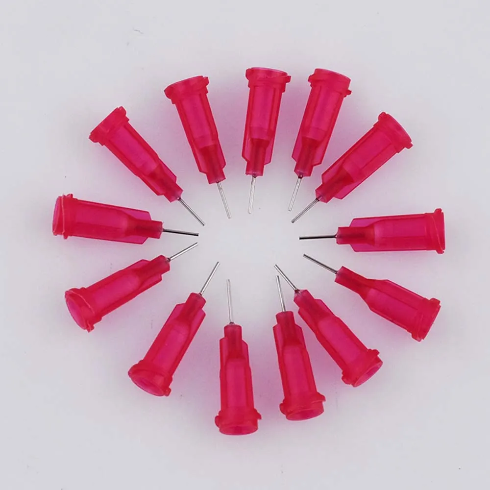 标准点胶针头pp luer锁hub分配针0.25 25g钝头