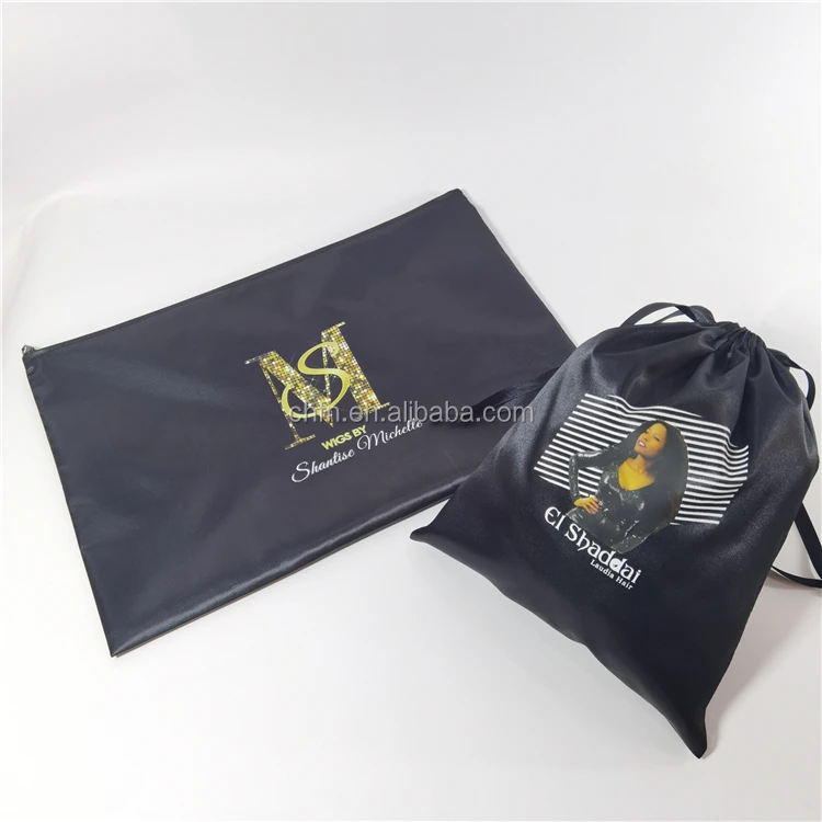 Custom Silk Dust Bag Large Black Satin Dust Bags For Handbags Luxury Dust Collector Filter Bag