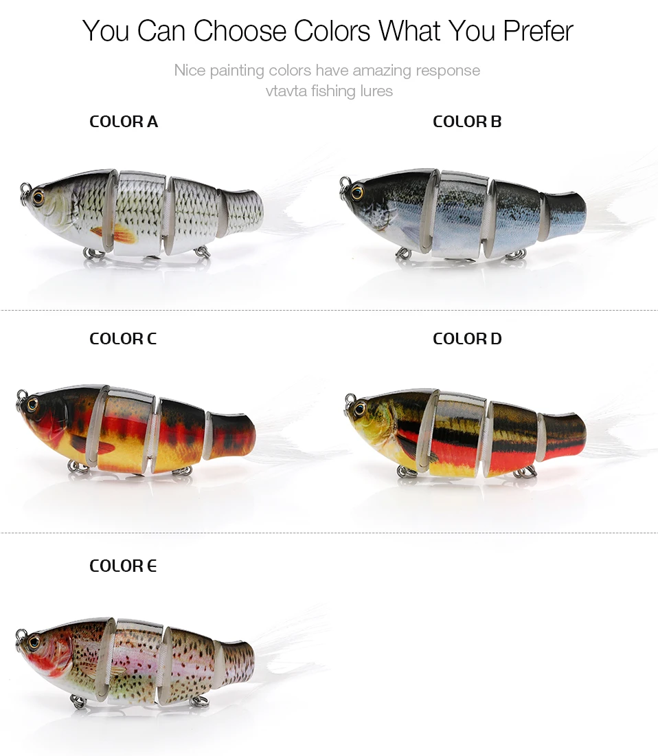 Jointed Fishing Lure Saltwater Fishing Lure Bodies Blanks Unpainted