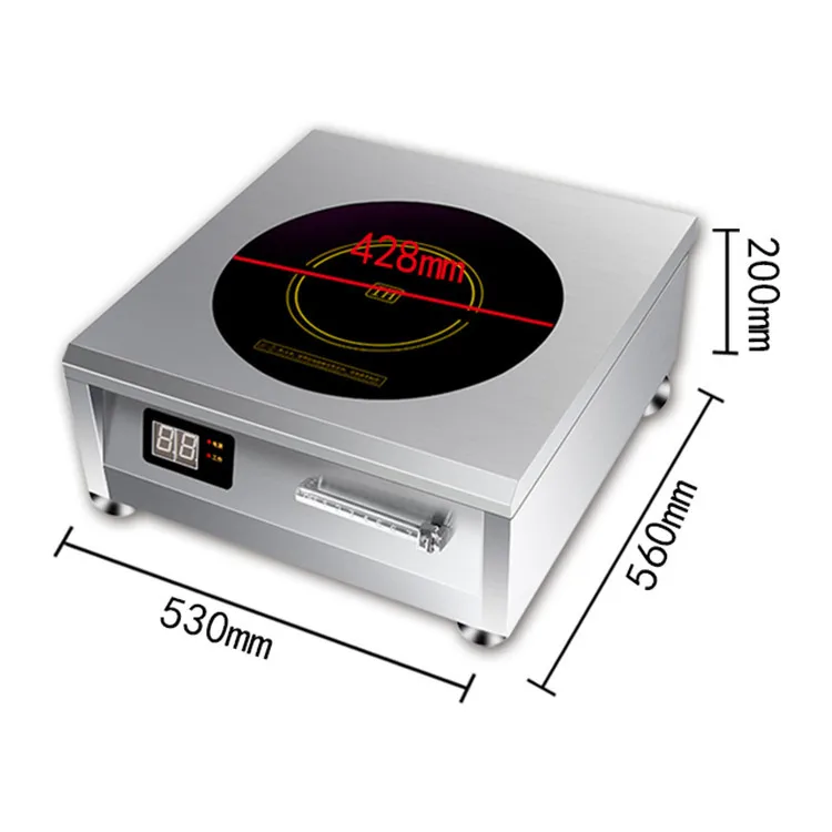 Hotel Equipment 6kw Commercial Induction Cooker Cooktop Stove 220v 240v