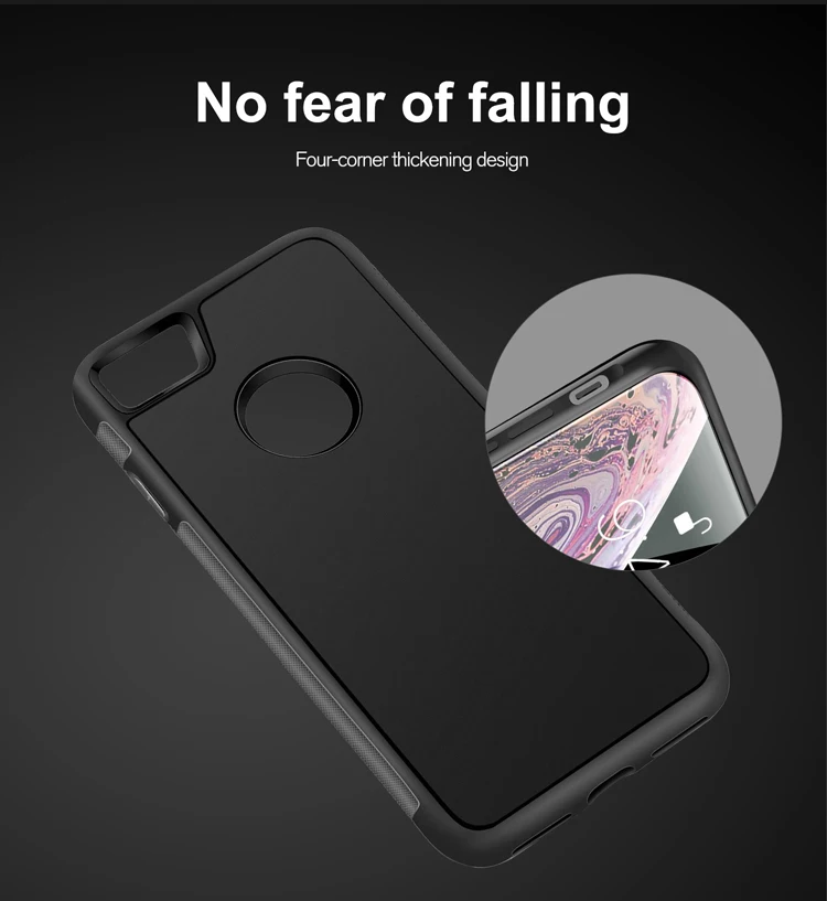 OTAO  OEM ODM LOGO mobile case covers For iPhone 11 Pro MAX XS XR X 8 7 6 6S Plus Anti Gravity Case carcasas de celular