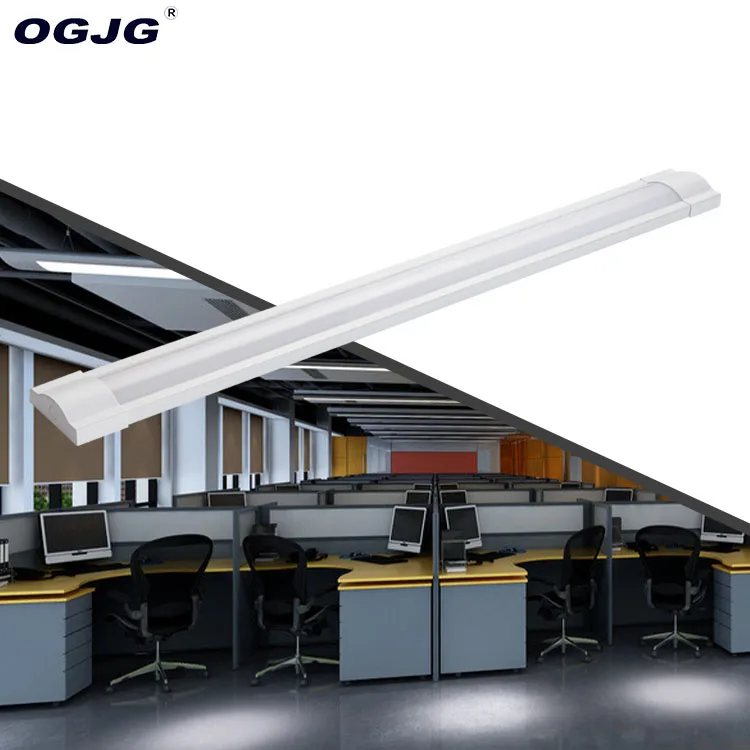 OGJG Office Lighting Fixture 40w 60w Led Batten Light Linkable Wraparound Linear Light