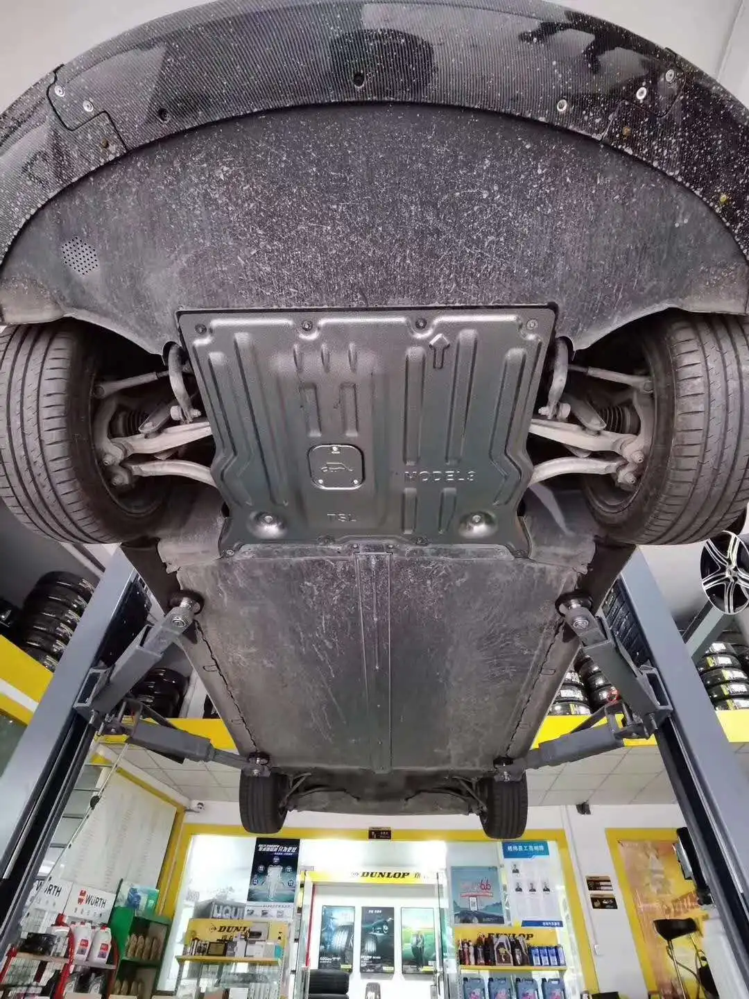 Rear Front Under Tray Skid Plate For Tesla Model 3 Buy Under Cover