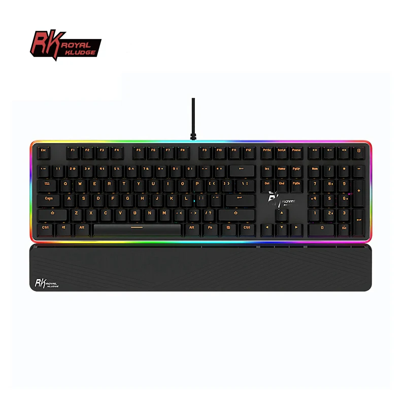 

RK918 Royal Kludge keyboard programmable RGB gaming cheap mechanical RK 918 wired usb oem diy customizable keyboard rgb computer