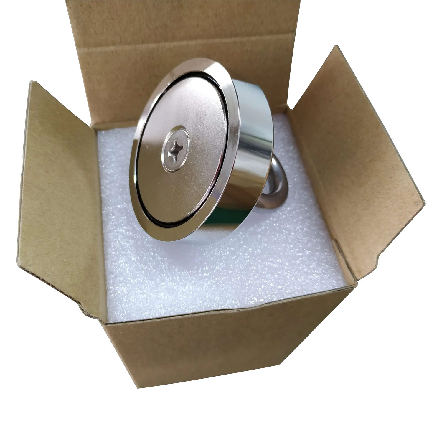 2-Pack Neodymium Fishing Magnets – 400LBS Pulling Force, N52 Grade, Round Rare Earth Disc – 48/60/75/80mm Options