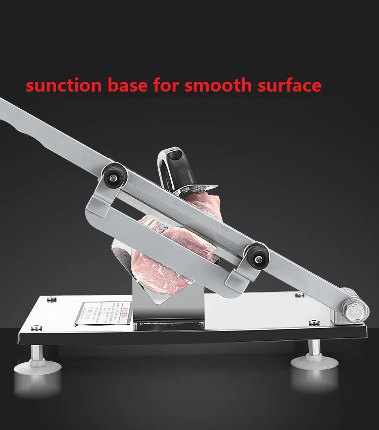 Stainless Steel Multifunction Manual Frozen Mutton Beef Meat Slicer