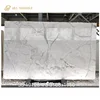 A grade white marble Statuario white marble for translucent and wall decoration