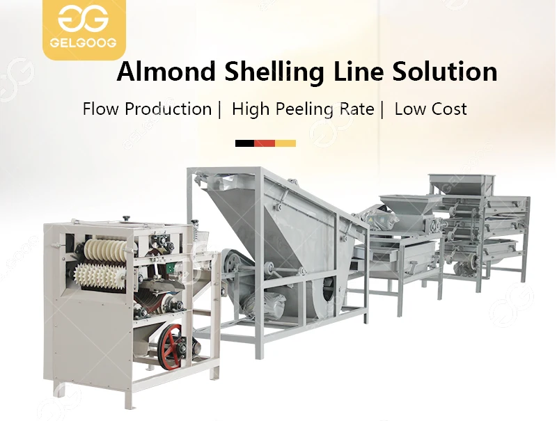 Automatic Almond Husk Separator Hazelnut Shell Kernel Separating