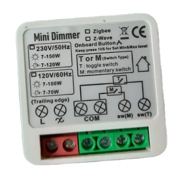 zigbee triac led dimmer switch with hue like shelly mini shell zigbee dimmer light switches