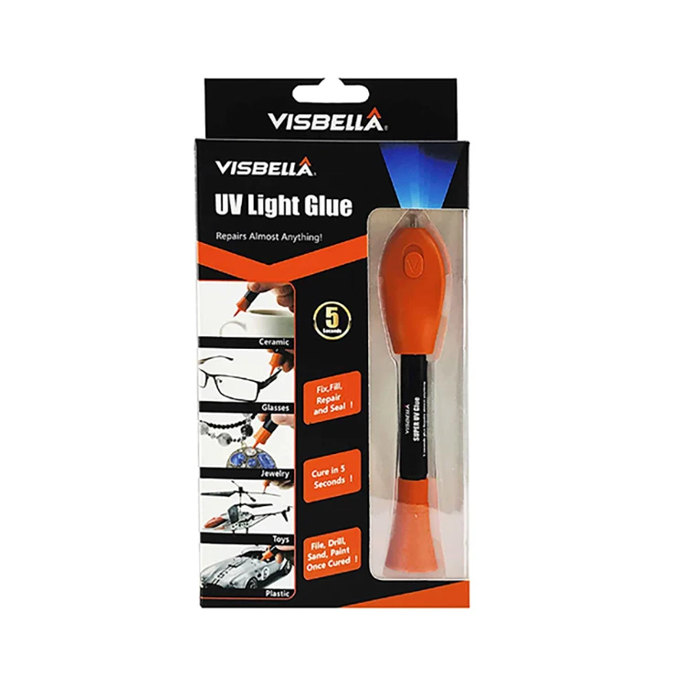 Visbella 5 Seconds Uv Light Glue Plastic Pen With Light Buy Uv Light