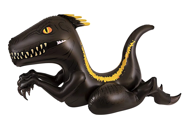 Heavy Duty Pvc Inflatable Raptor Dinosaur Pool Float Durable Large ...