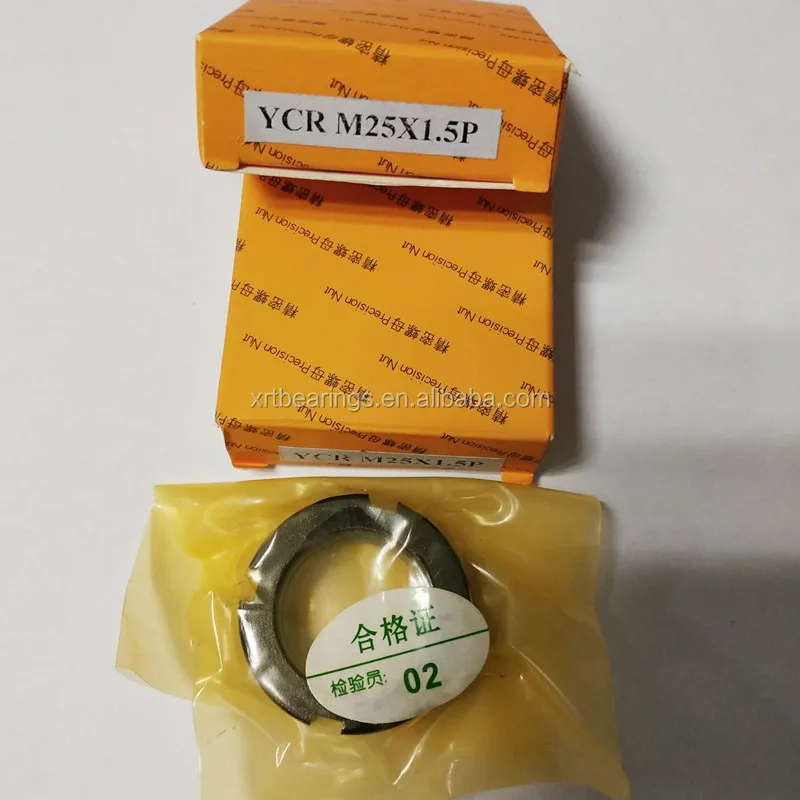 Dado Di Bloccaggio Per Cuscinetti Yinsh YSR-M25x1,5P &ndash; Precisione Giro Rosso