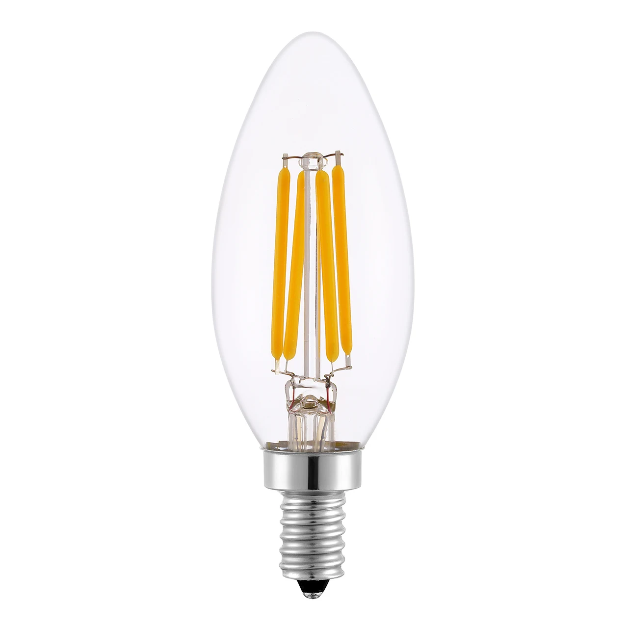 1W 2W 4W 6W c35 led filament bulb E14 led filament bulb lamp light for sale