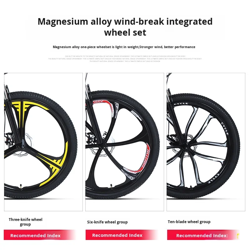 product wholesale 26 inch student bicycle cross border adult outdoor off road mountain bike variable speed shock absorption disc brake-6