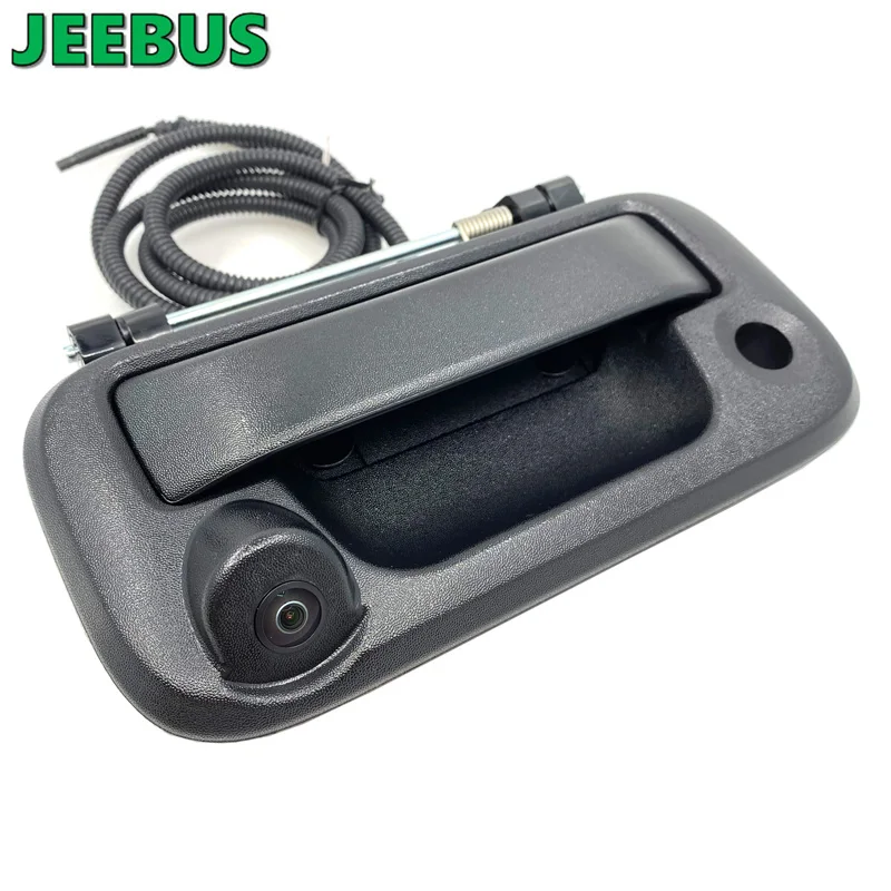 Waterproof Night Vision Rear View Door Handle Reverse Backup Car Camera with 4.3" Rear Mirror Monitor Kit for Ford F150