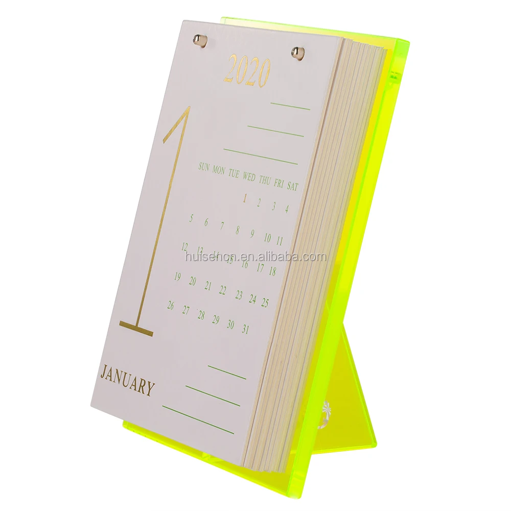 Plastic Display Holder Office Desktop Calendar Holder Customize Size Buy Plastic Calendar