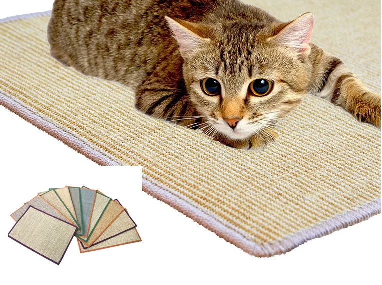 Sisal Cat Scratcher Board Scratching Post Mat Toy For Catnip Tower