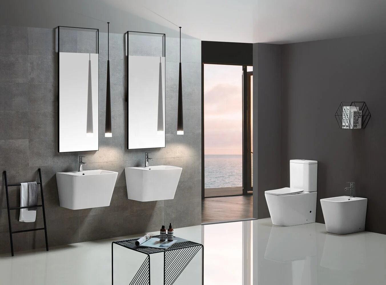 Watermark Ceramic Rimless Luxury As1172.1 Wc Water Closet Modern Toilet