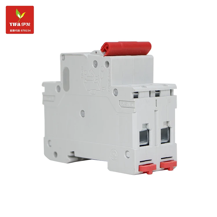 YIFA China Factory YFB6 series 1P 2P 3P 4P 6000A 10000A high breaking capacity miniature smart electronic  circuit breaker MCB