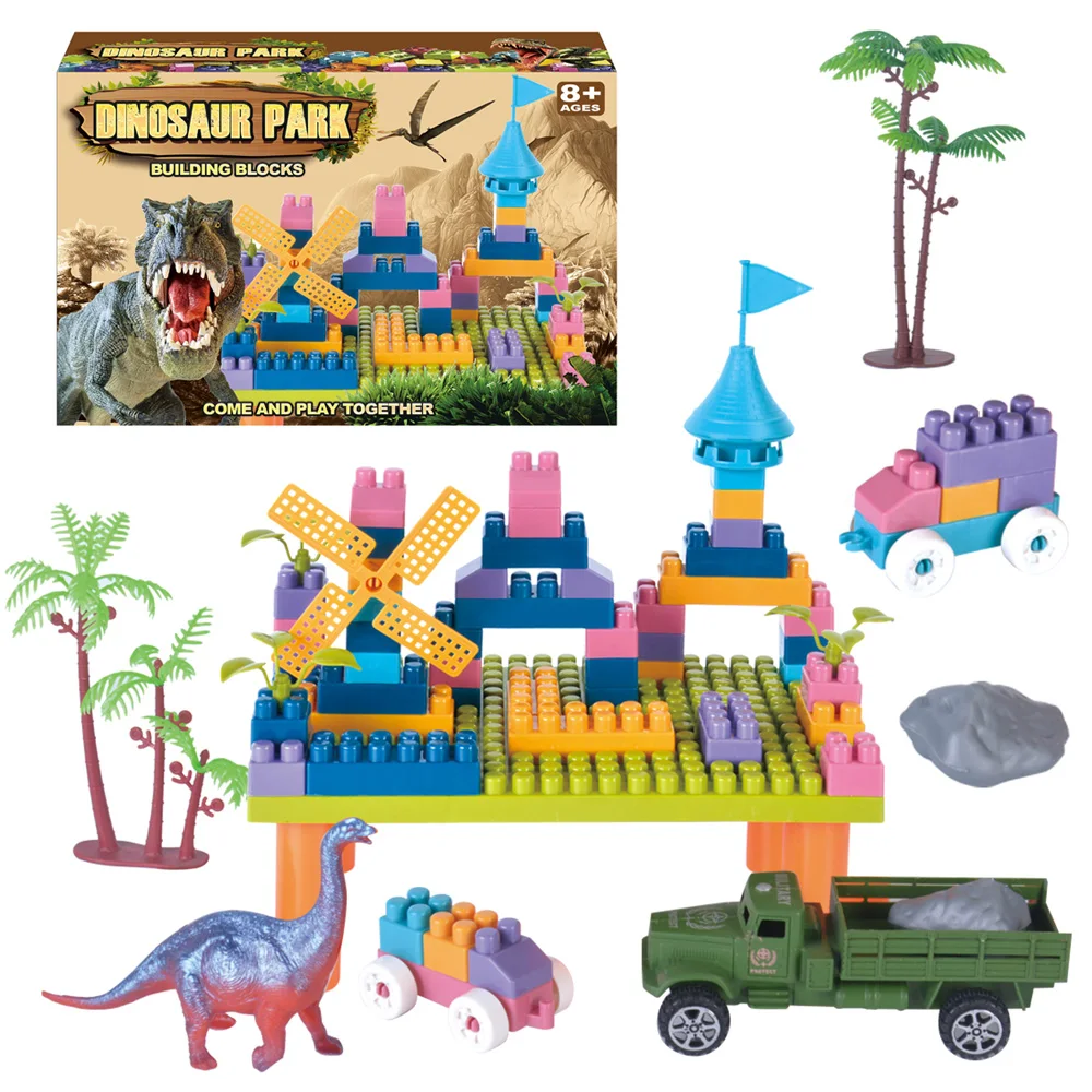 Factory Wholesale Dinosaur Building Blocks Toy Education Blocks Child