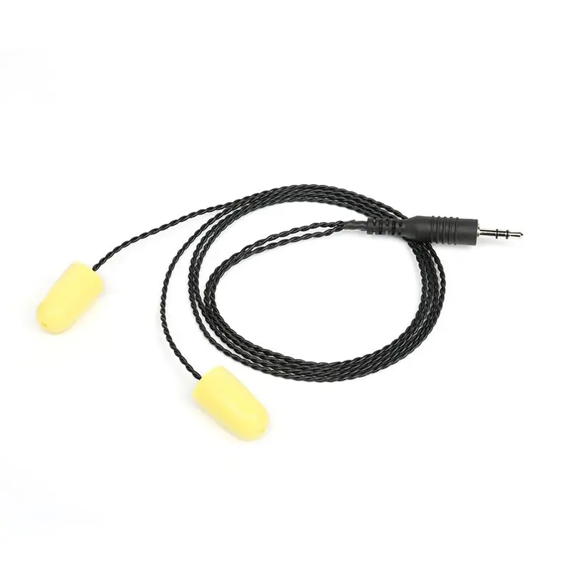 Two Way Radio Earpiece Racing Radio Memory Foam Ear Buds 3.5mm Rca