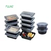Reusable Lunch Boxes Food Storage Bento Box Meal Prep Containers Single 1 Compartment with Lids
