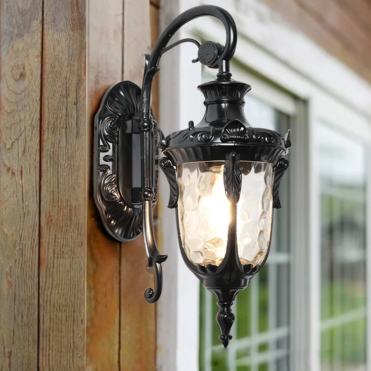 Antique style vintage wall lamp popular European outdoor wall light aluminum garden light