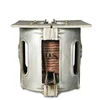 700kg capacity dumping scrap aluminum electric aluminum shell induction furnace