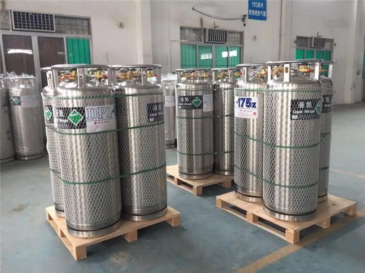 175l Dpl Cryogenic Welding Thermal Insulation Cylinder For Liquid Oxygen Nitrogen Gas Cylinder