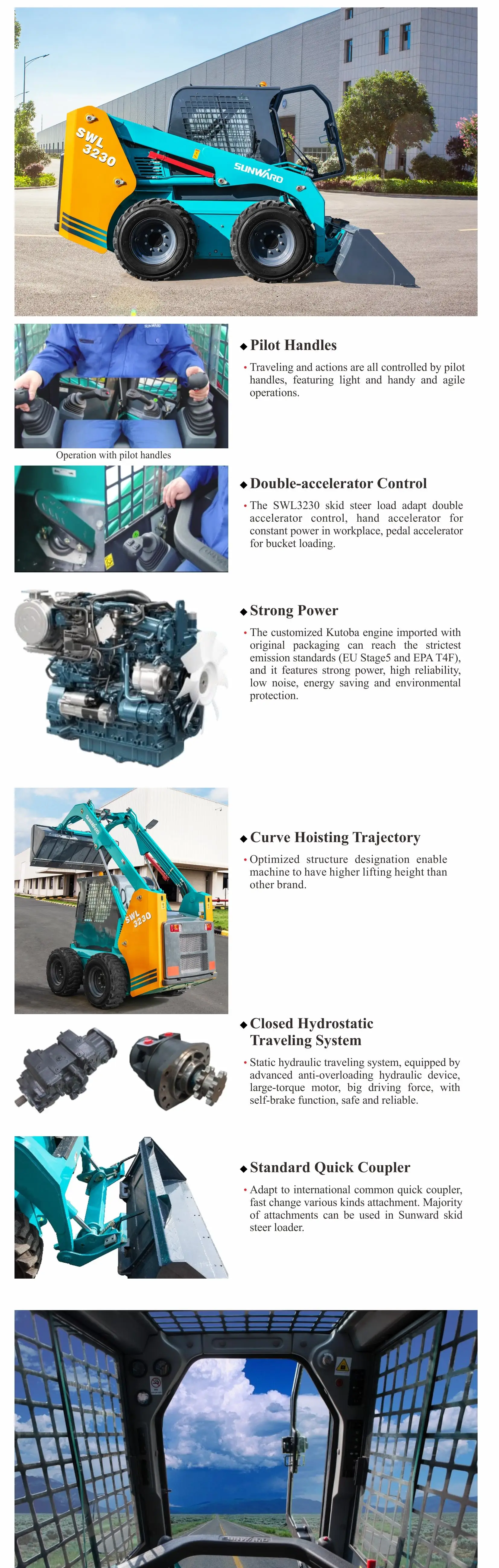 sunward 6tons loader