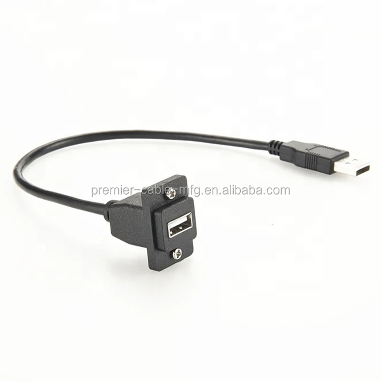 USB Round Panel Mount Extension Cable factory