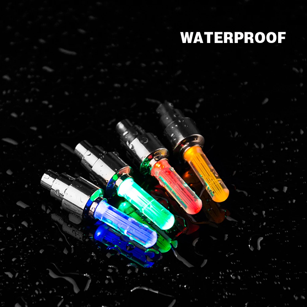 Bicycle Accessories Cycle Light Led Flash Tyre Valve Light For Car Bike Bicycle Motorbicycle Wheel Tire Light factory