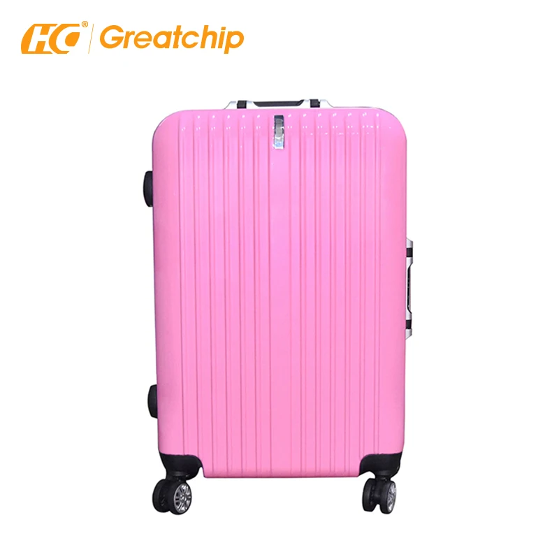 pink trolley bag