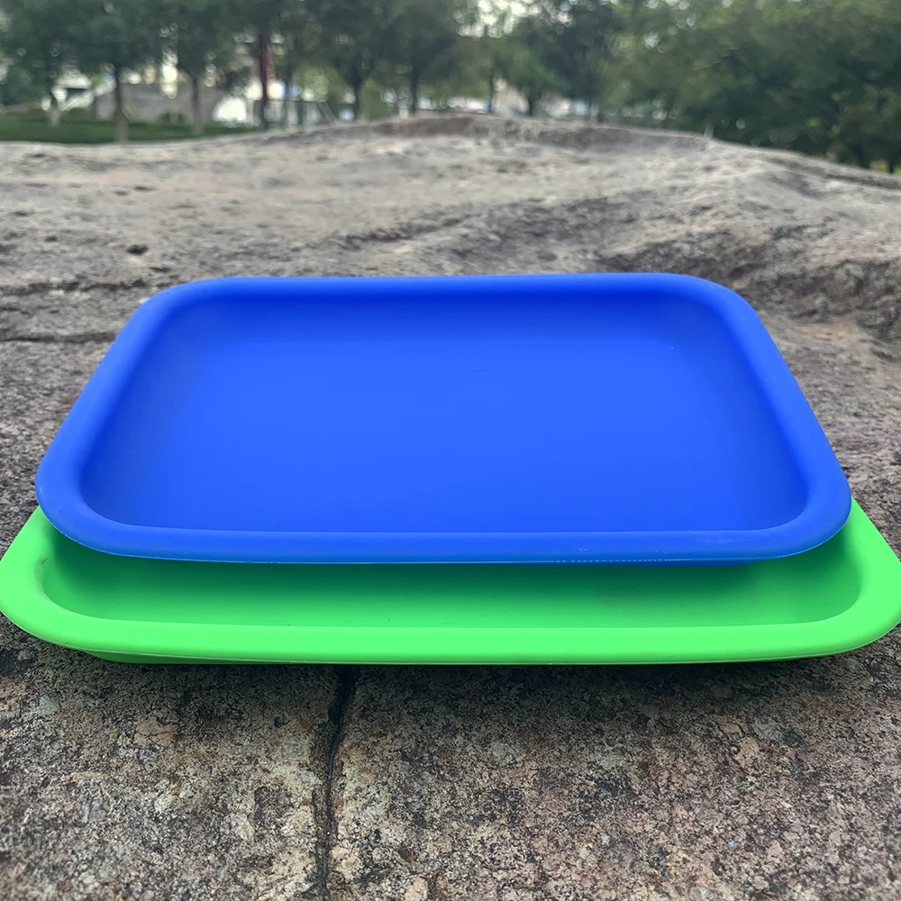 Wholesale Silicone Rolling Tray Custom Logo Custom Print Herb Cigarette